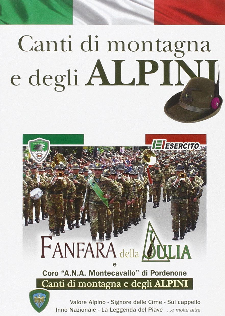 Canti di montagna e degli alpini Arts & Music Books