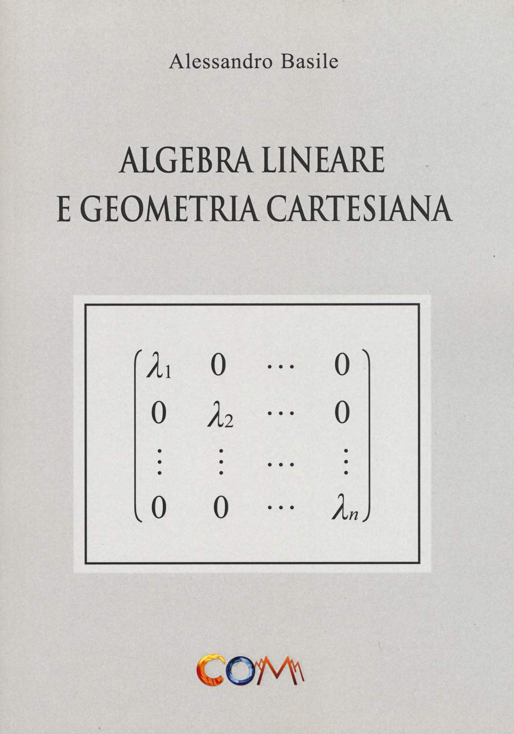 Algebra lineare e geometria cartesiana book