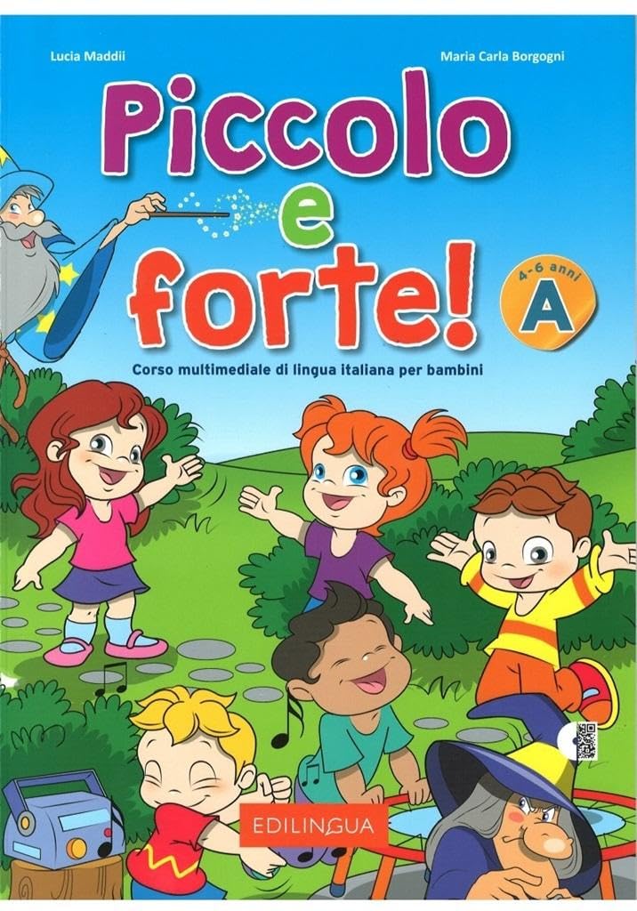 Piccolo e forte! A, m. Audio-CD: Corso multimediale di lingua italiana per bambini di 4-6 anni Foreign Languages ​​& Dictionaries
