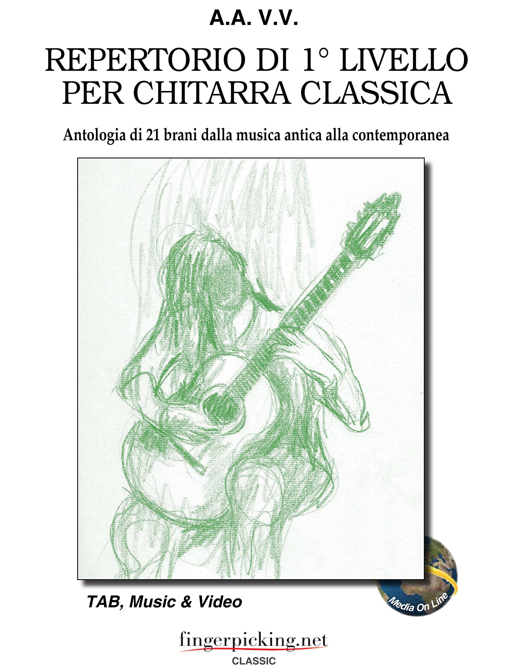 Repertorio di 1° livello per Chitarra Classica - Video on line Arts & Music