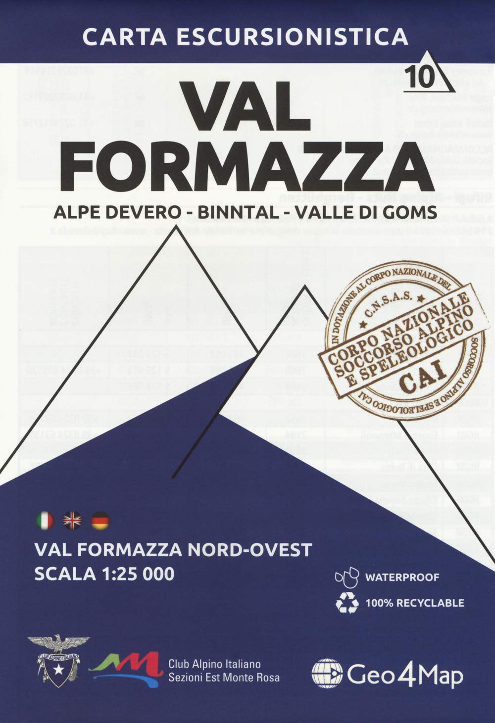 Val Formazza Nord Ovest 1 : 25.000 Leisure, Home & Garden