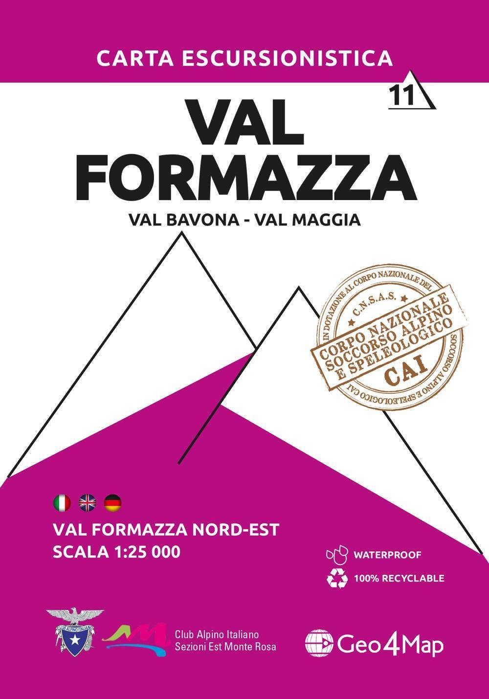 Product Image: Val Formazza Nord Est 1 : 25.000