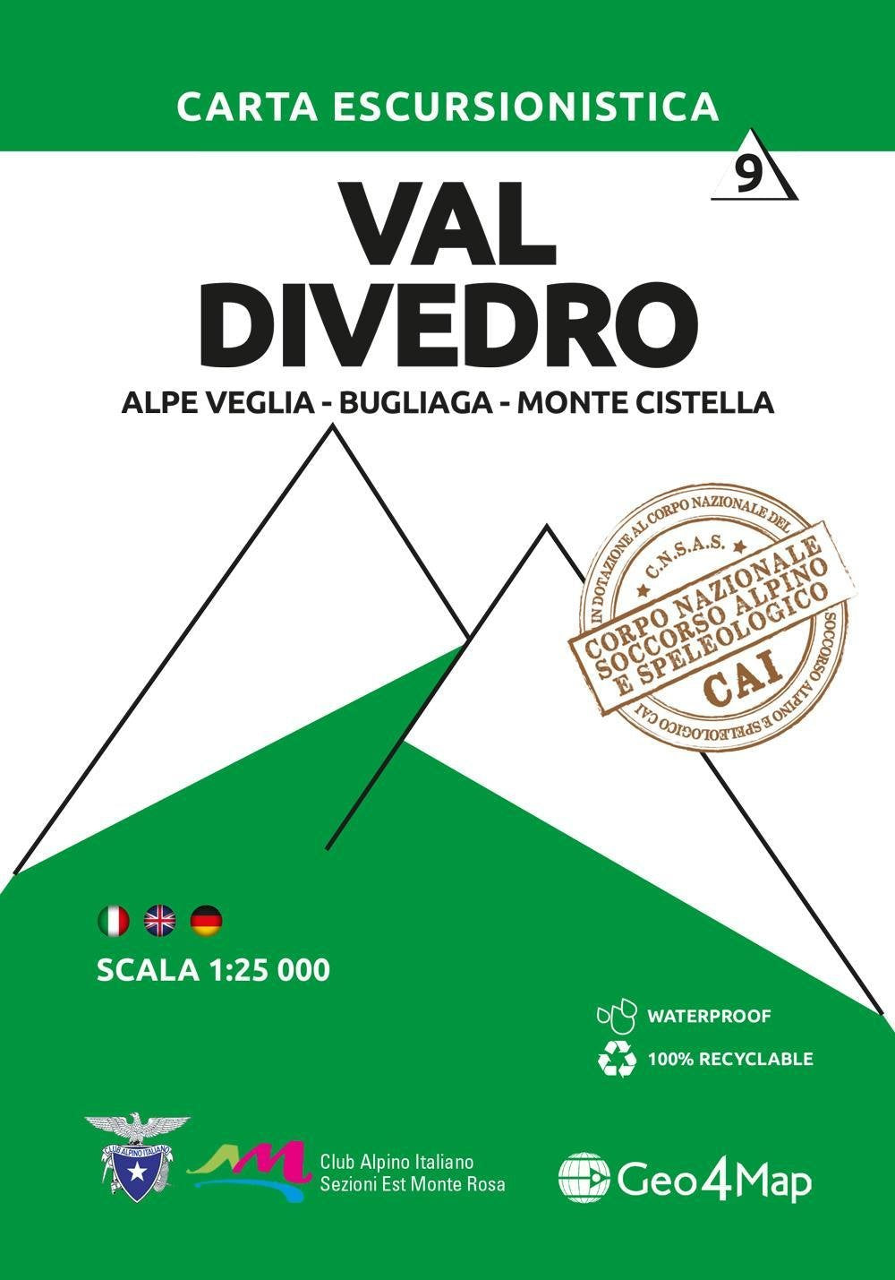 Val Divedro 1 : 25.000 Leisure, Home & Garden Books