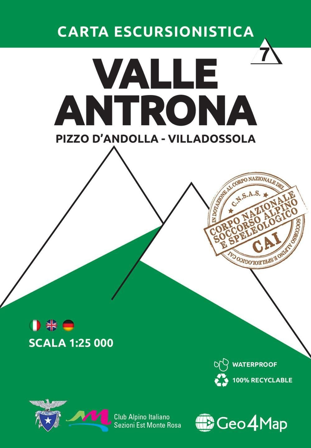 Valle Antrona Hiking Map 7: Pizzo d'Andolla - Villadossola book