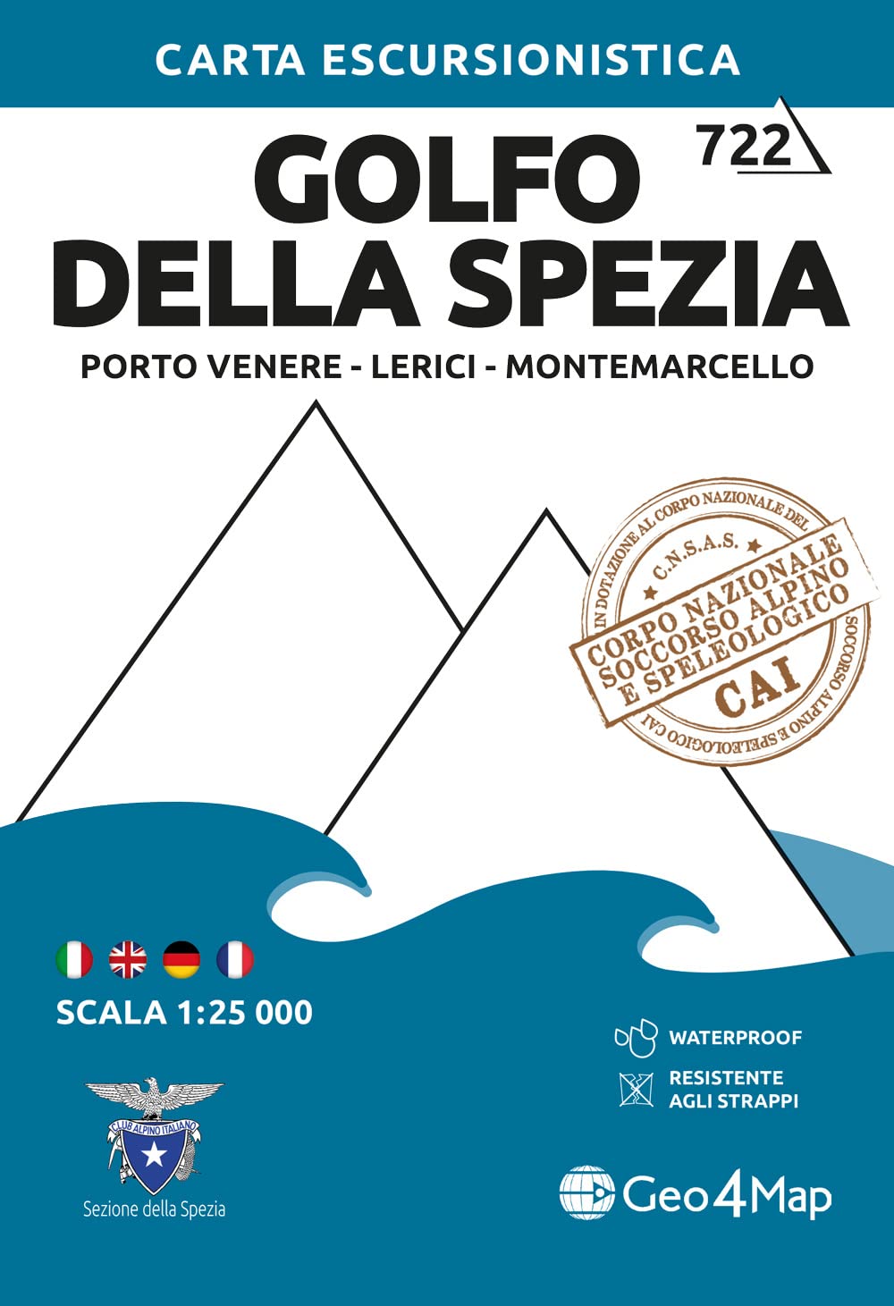 Cinque Terre Golfo de: Wanderkarte 1:25000 (Carta escursionistica) Leisure, Home & Garden