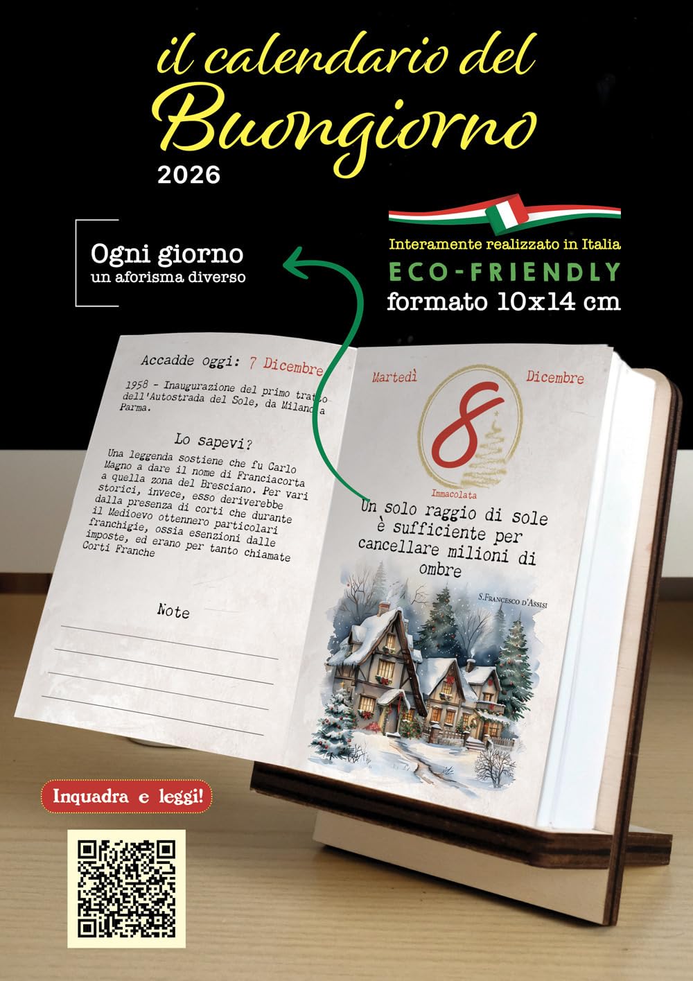 Calendario letterario del buongiorno 2026 book