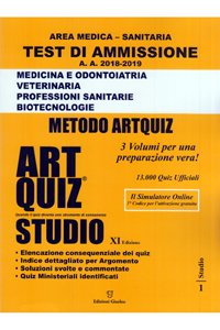 Artquiz studio. Test di ammissione a: medicina, odontoiatria, veterinaria, professioni sanitarie, biotecnoloolge. Area medica-sanitaria Medicine