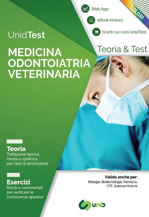 UnidTest. Medicina odontoiatria veterinaria. Teoria. Esercizi. Con app. Con e-book book