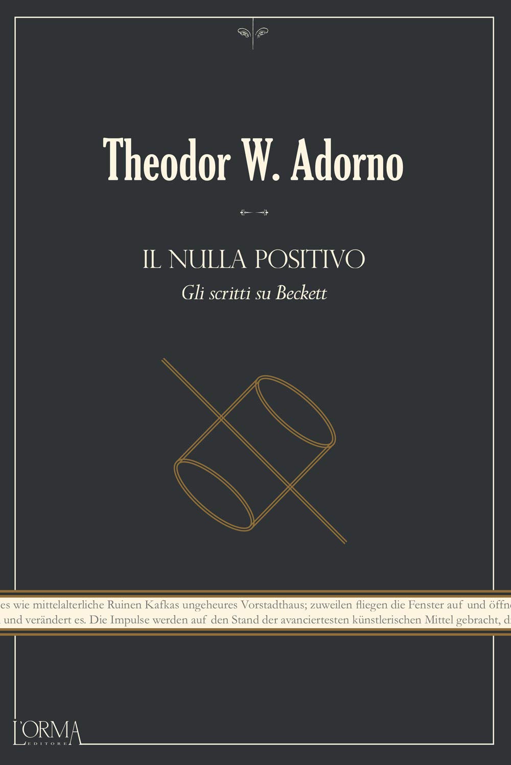 Il nulla positivo. Gli scritti su Beckett book