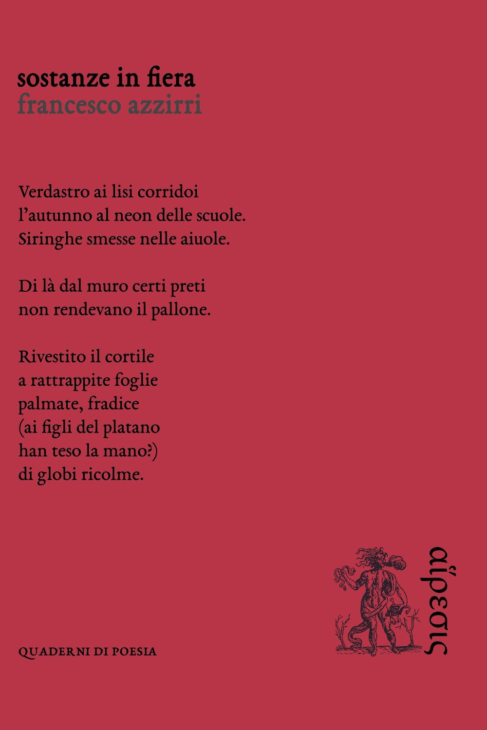 Sostanze in fiera (Poesia) Poetry
