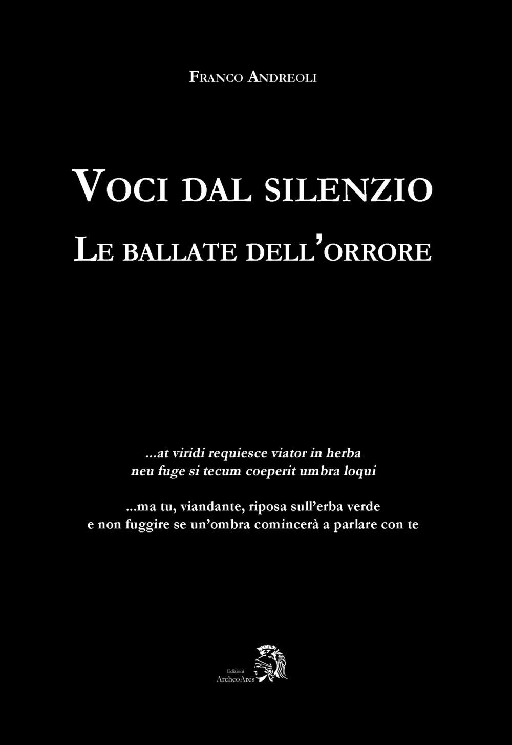 Voci dal silenzio. Le ballate dell'orrore Poetry