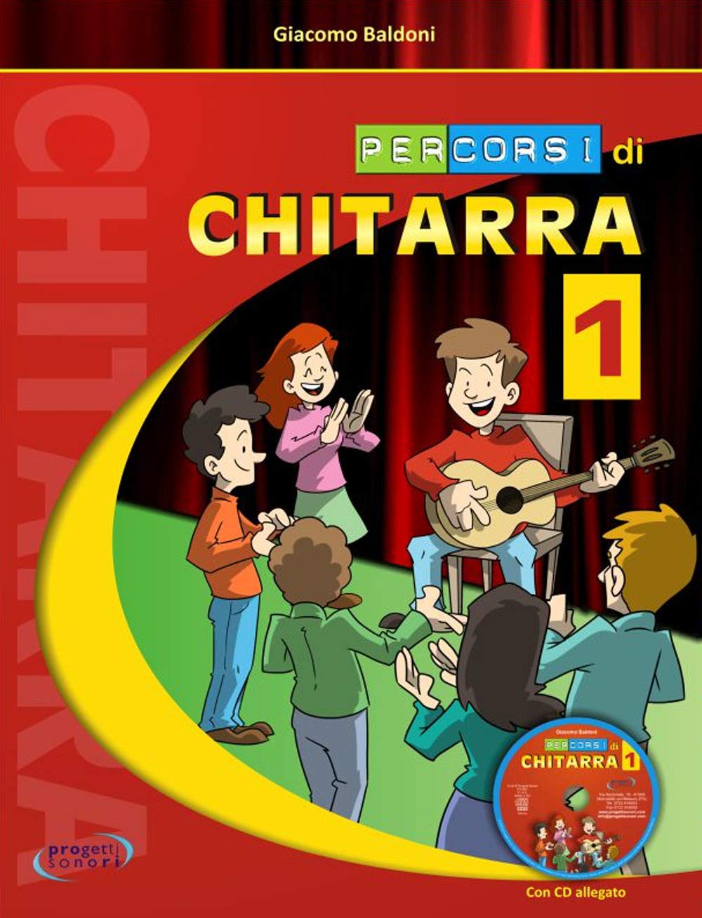 Giacomo Baldoni-Percorsi Di Chitarra Vol. 1-Guitar book