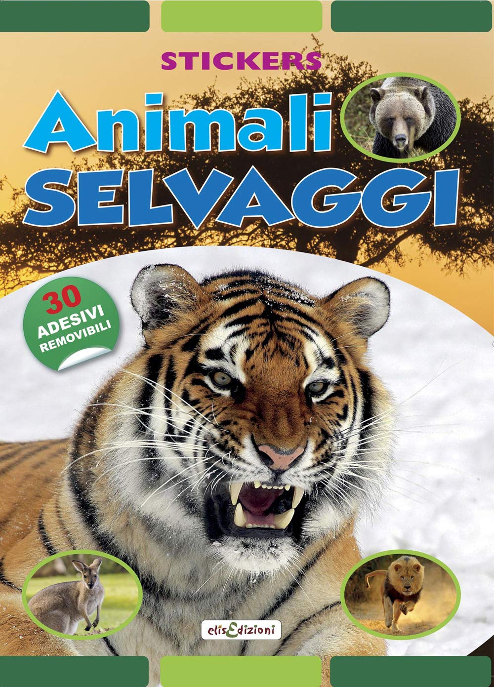Animali selvaggi. Stickers. Con adesivi. Ediz. illustrata book