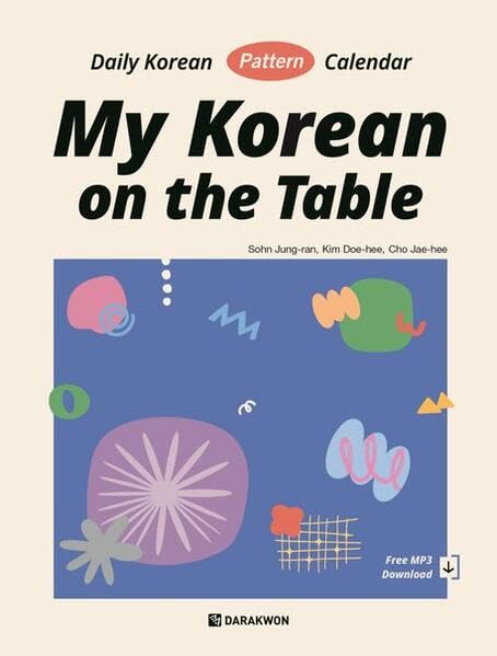 My Korean on the Table - Daily Korean Pattern Calendar Contemporary literature