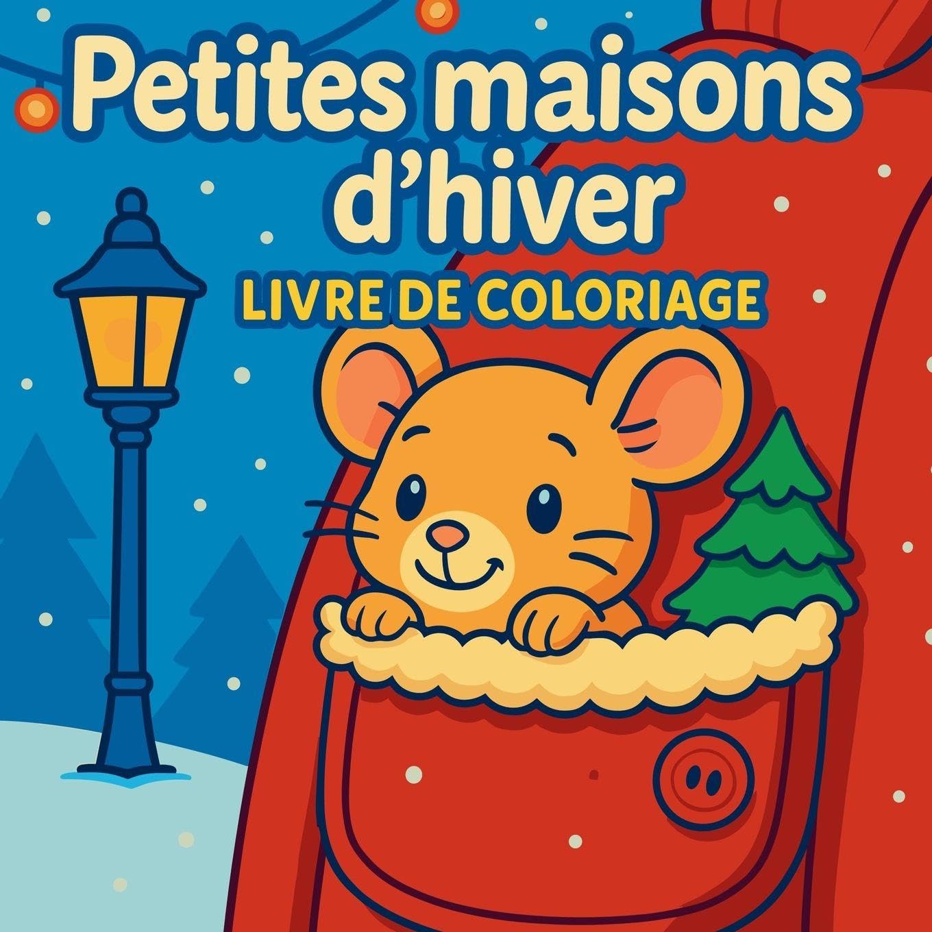 Petites maisons d'hiver - Livre de coloriage Tiptoi & Games