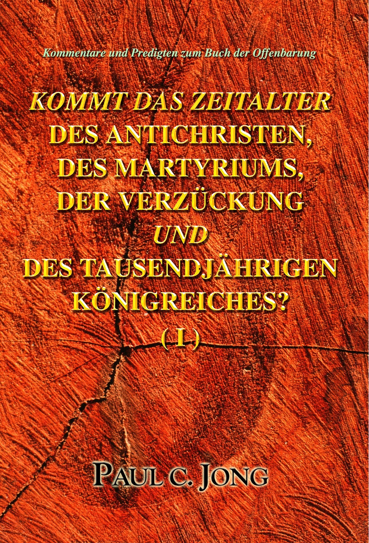 Kommt das Zeitalter des Antichristen, des Martyriums, der Verzückung und des tausendjährigen Königreiches? Band 1 Books