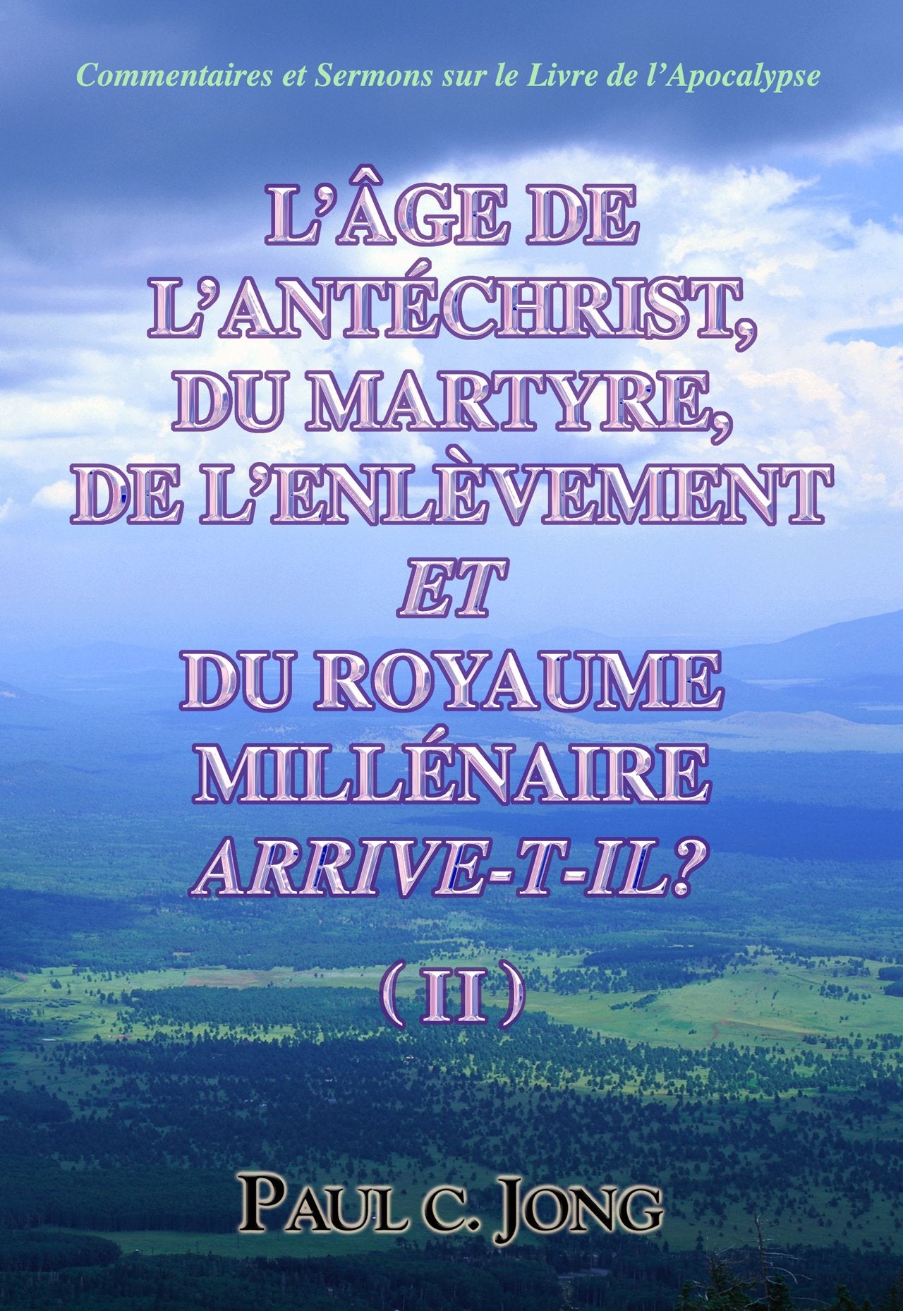 L AGE DE L ANTECHRIST DU MARTYRE DE L ENLEVEMENT ET DU ROYAUME MILLENAIRE ARRIVE T IL ? TOME 2 book