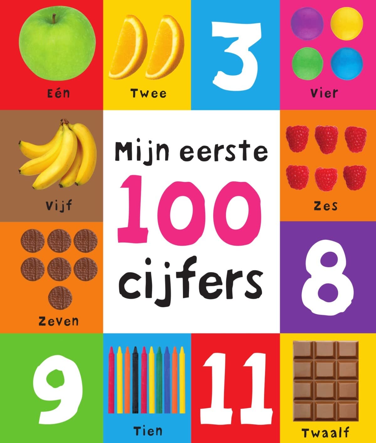 Mijn eerste 100 cijfers: leer je kind spelenderwijs tellen met dit vrolijke boek vol kleurrijke afbeeldingen Non-fiction