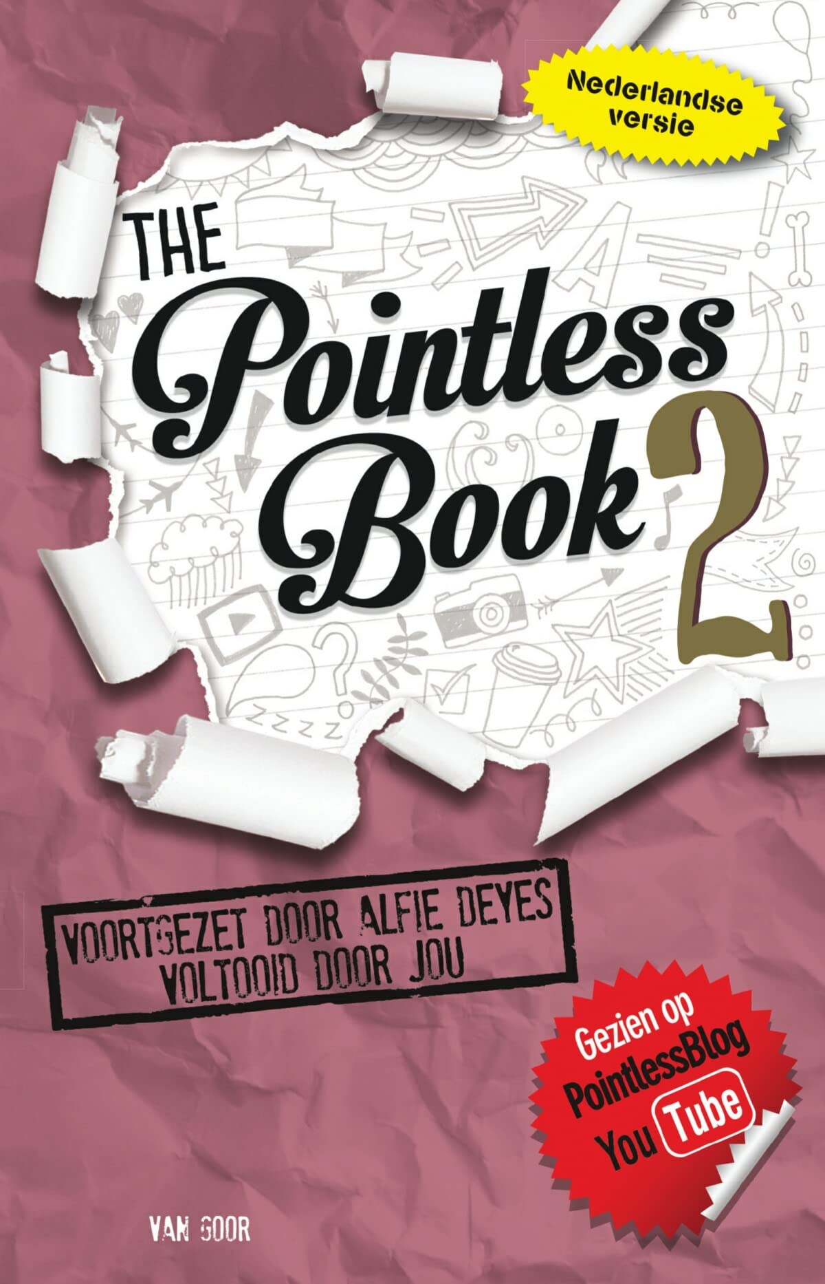 The pointless book: voortgezet door Alfie Deyes, voltooid door jou book
