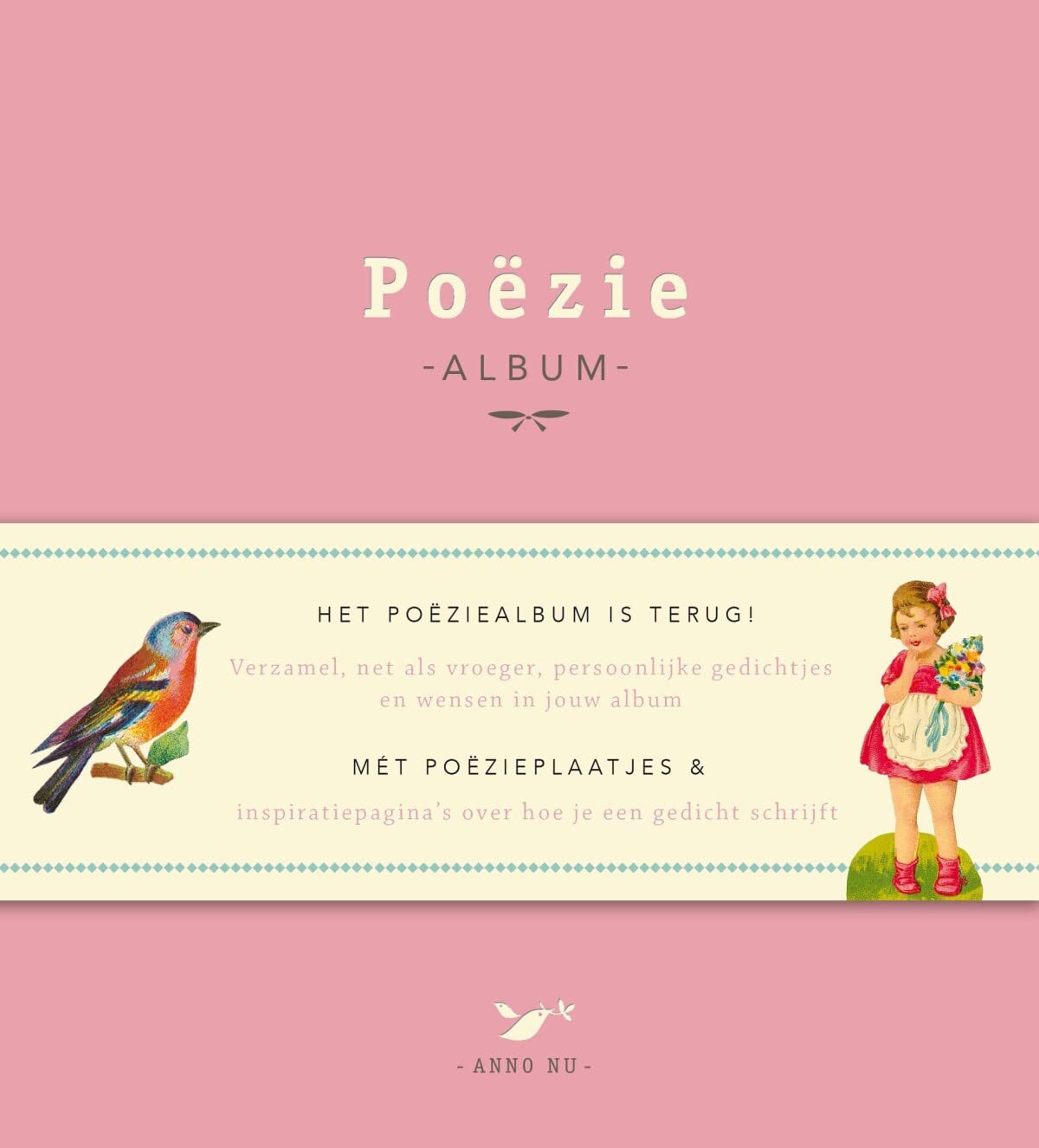 Poeziealbum met poezieplaatjes: Het poeziealbum is terug! Met poezieplaatjes en inspiratiepaginas book