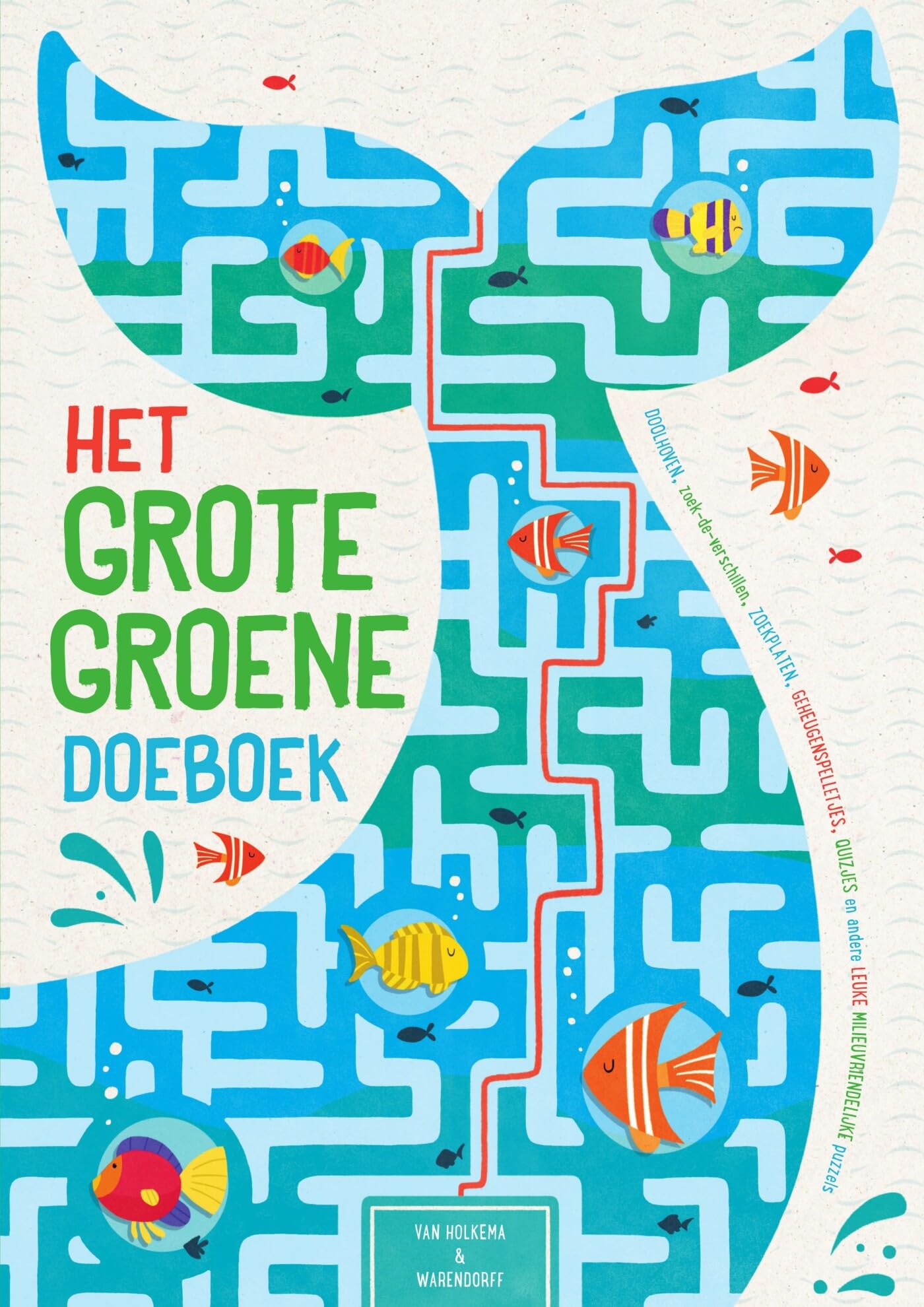 Het grote groene doeboek: Doolhoven, zoek-de-verschillen, zoekplaten, geheugenspelletjes, quizjes en andere vermakelijke milieuvriendelijke puzzels! (Het grote doeboek) Business & Technology