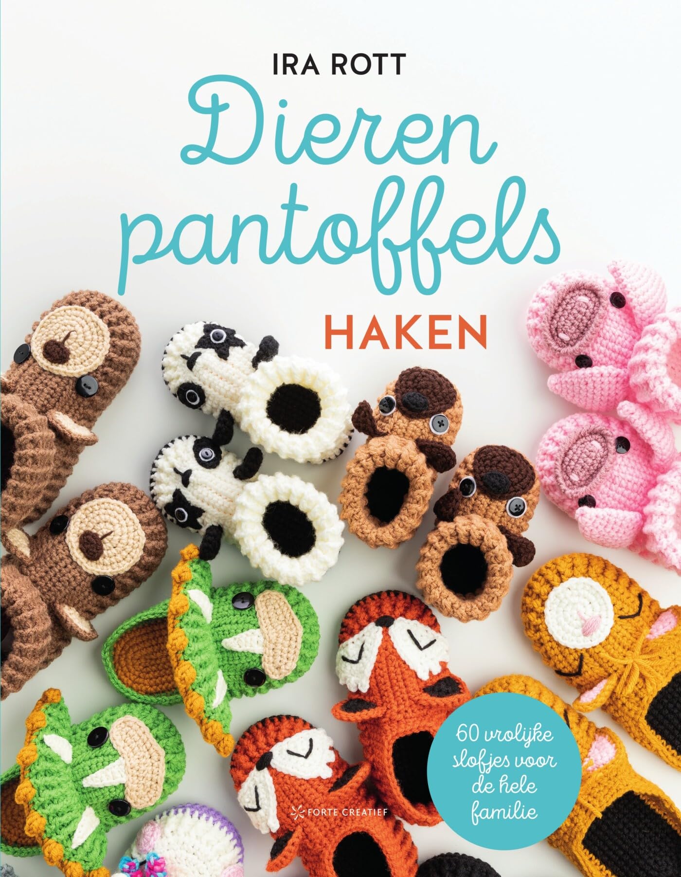 Dierenpantoffels haken: 60 vrolijke slofjes voor de hele familie Film, Art & Culture