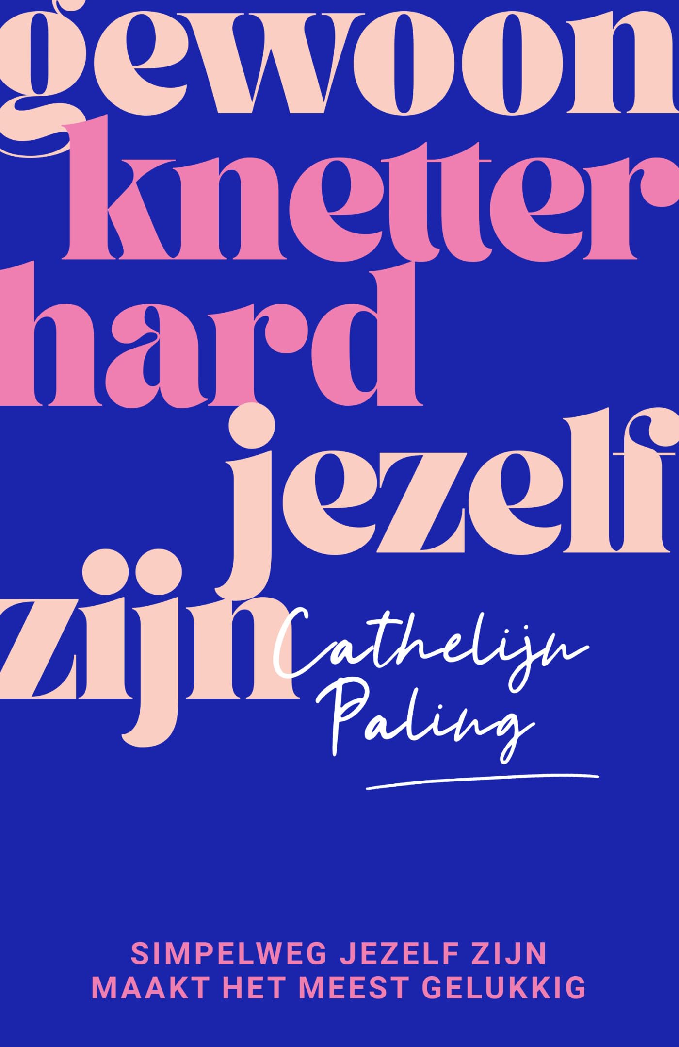 Gewoon knetterhard jezelf zijn: want dat maakt simpelweg het meest gelukkig book