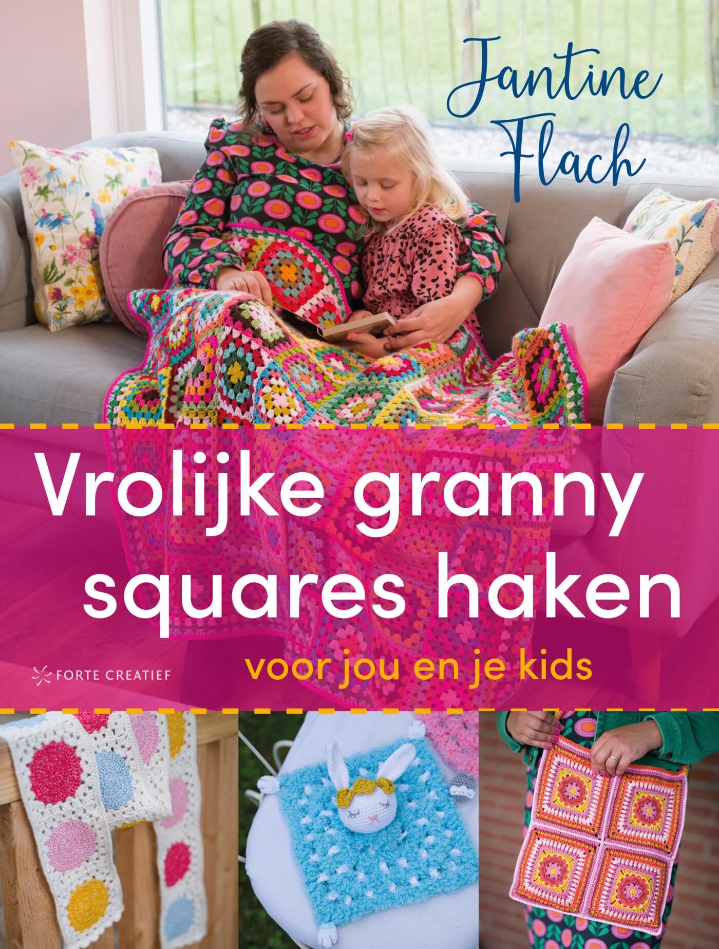 Vrolijke granny squares haken: voor jou en je kids book