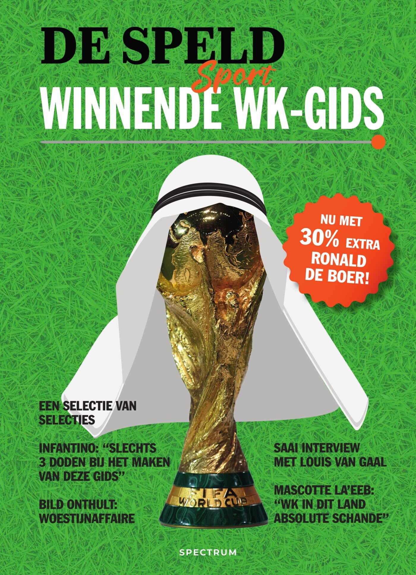 De Speld Sport winnende WK-gids: De meest controversiële gids over het WK 2022 in Qatar Humour & Satire