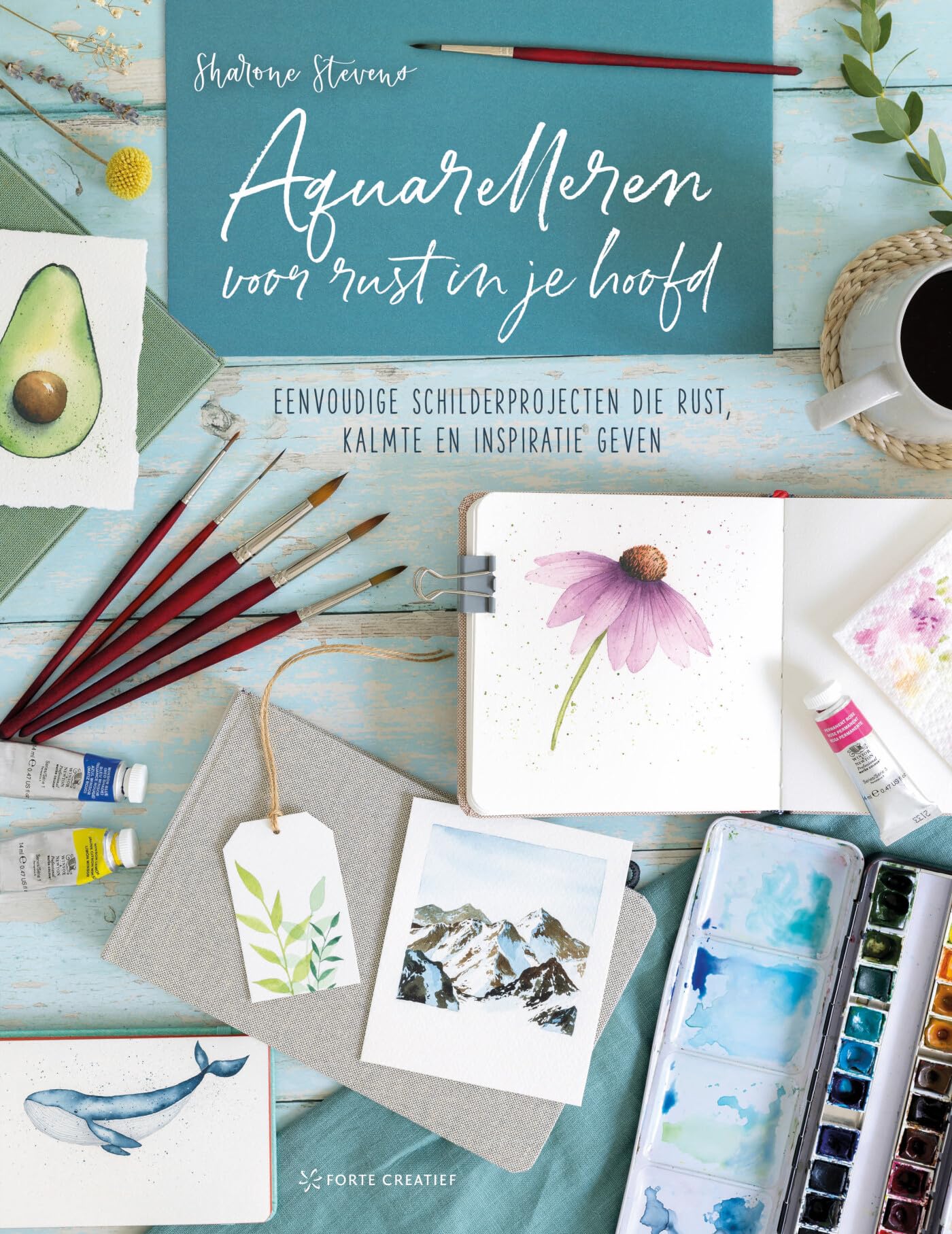 Aquarelleren voor rust in je hoofd: eenvoudige schilderprojecten die rust, kalmte en inspiratie geven book