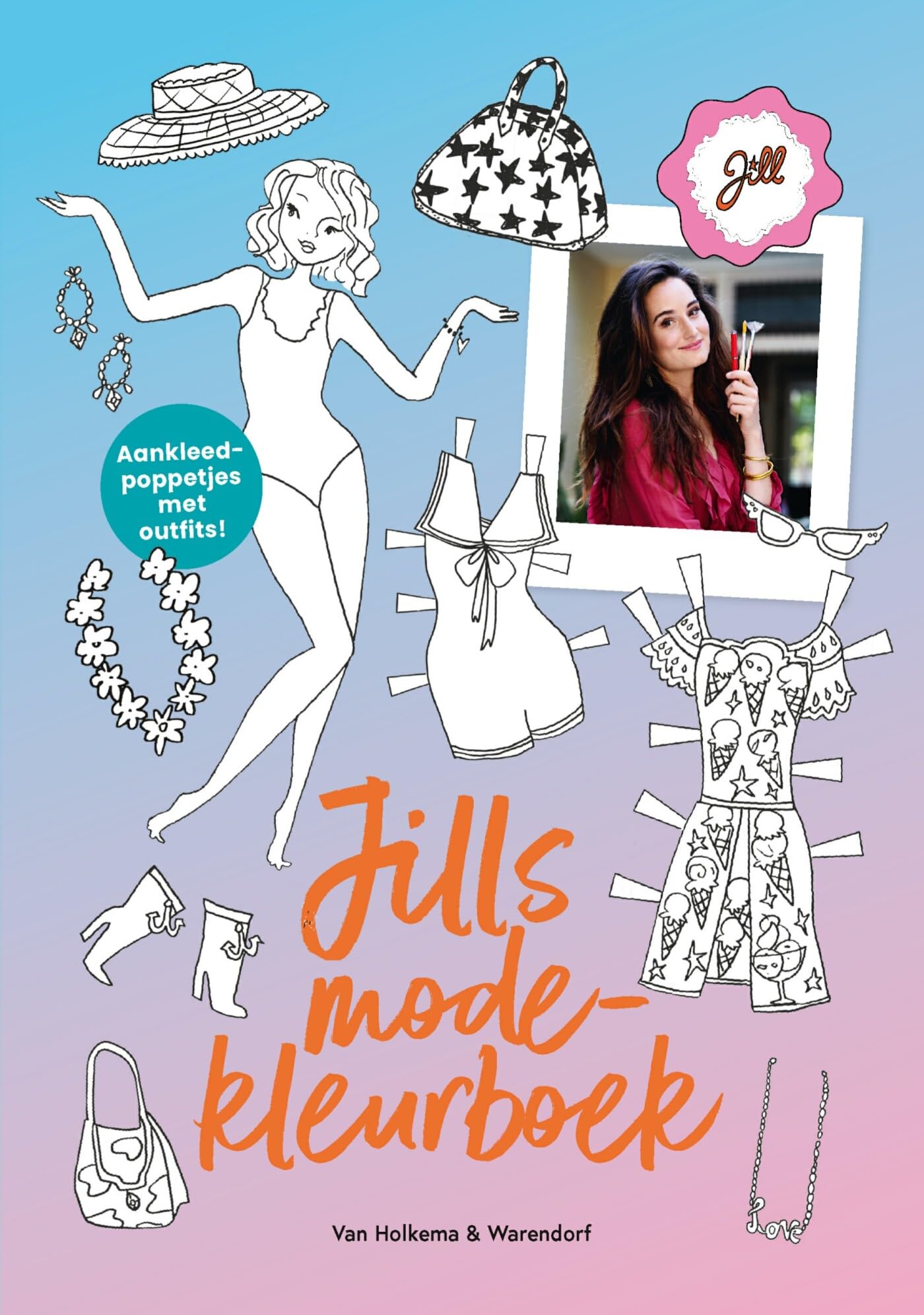 Jills mode-kleurboek: Aankleedpoppetjes met outfits! Non-fiction
