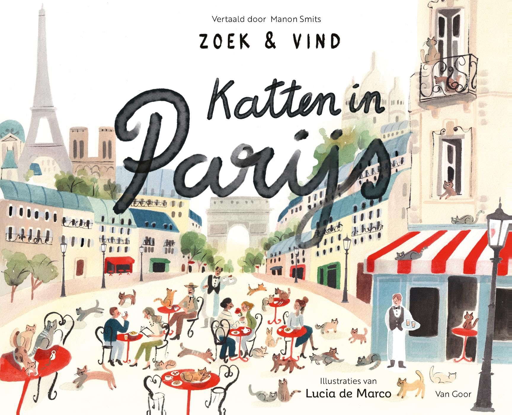 Katten in Parijs: Zoek & Vind book