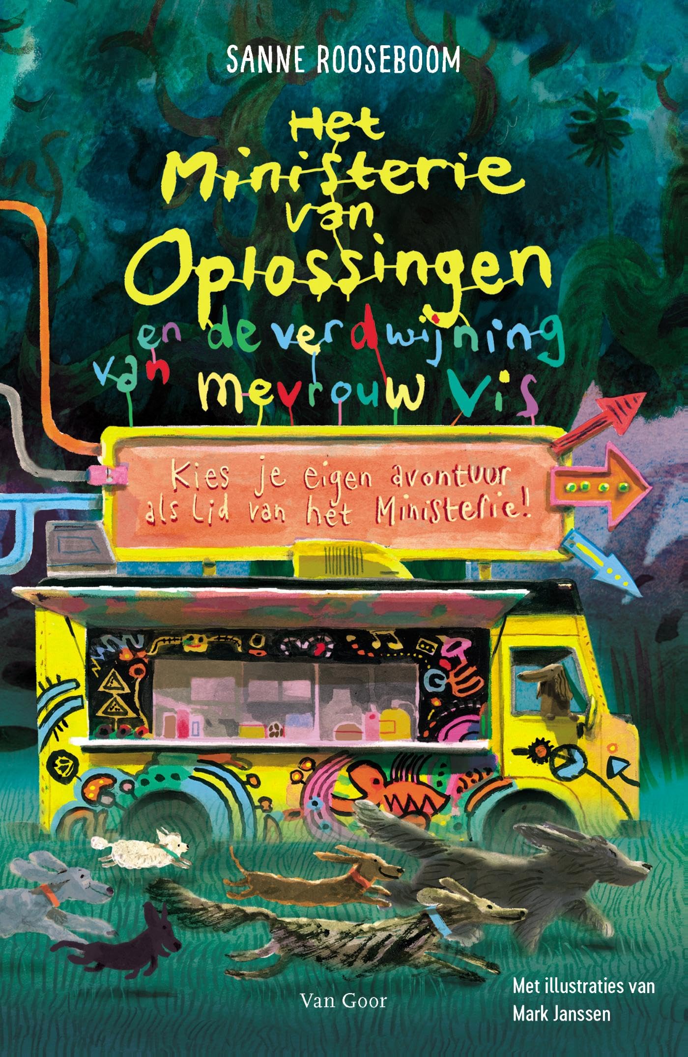 Ministerie van Oplossingen en de verdwijning van mevrouw Vis: Kies je eigen avontuur als lid van het Ministerie! (Het Ministerie van Oplossingen) Non-fiction