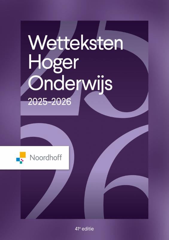 Wetteksten hoger onderwijs 2025-2026 Law