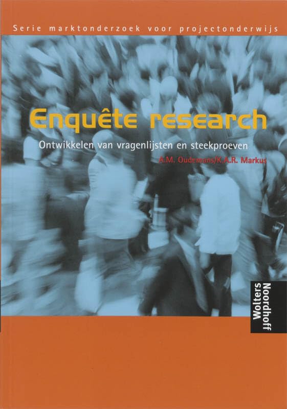 Enquete research (Marktonderwijs voor projectonderwijs) Non-fiction