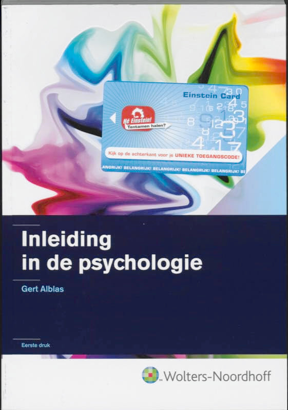 Inleiding in de psychologie book