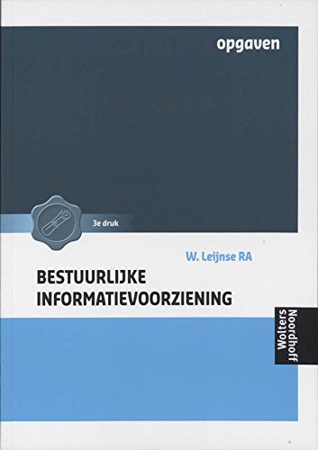 Bestuurlijke informatievoorziening Opgaven book