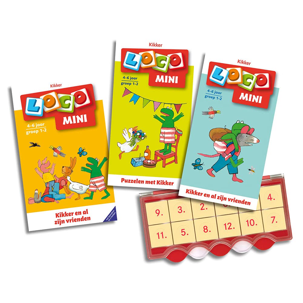 Mini Loco Kikker pakket: Kikker en al zijn vriendjes ontwikkelingsspelletjes 4-6 jaar Study Guides