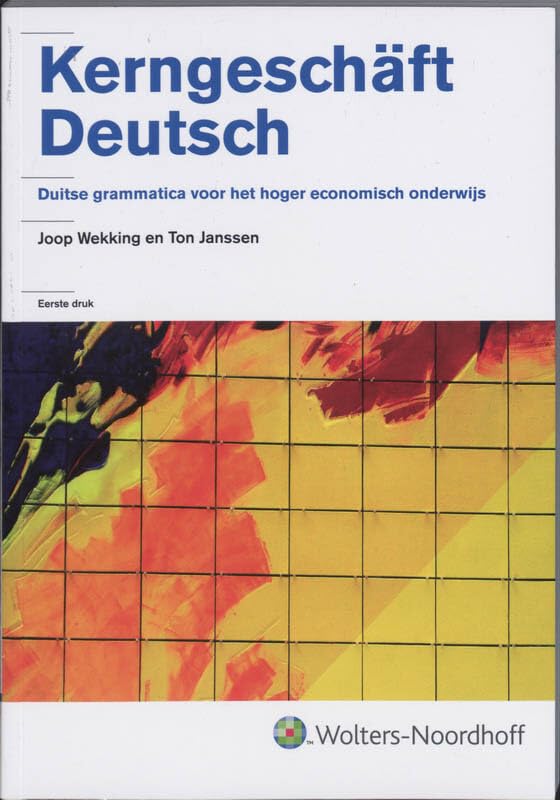 Vast Boek: duitse grammatica voor het hoger economisch onderwijs (Noordhoff) Non-fiction