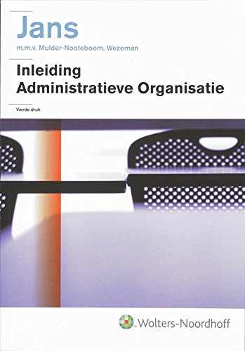 Inleiding administratieve organisatie book