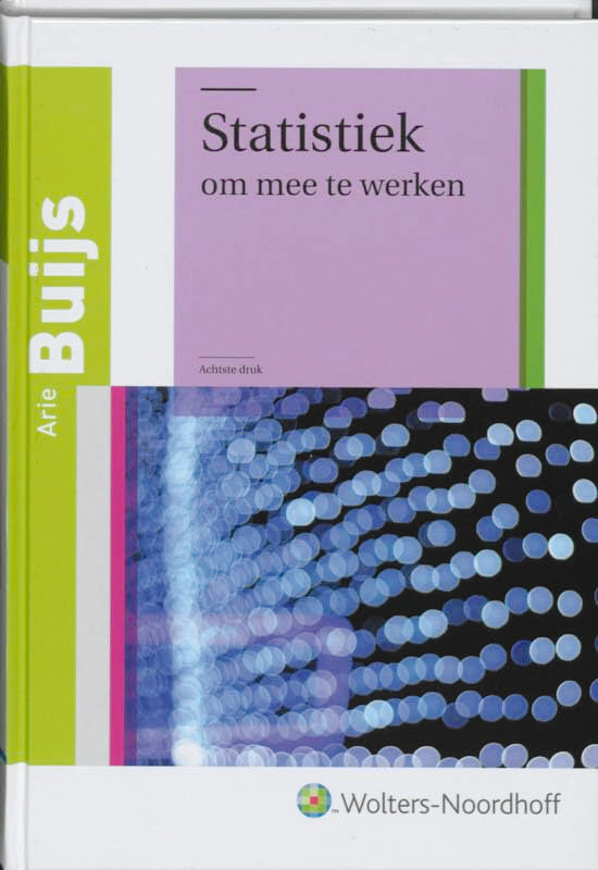 Statistiek om mee te werken leerboek book