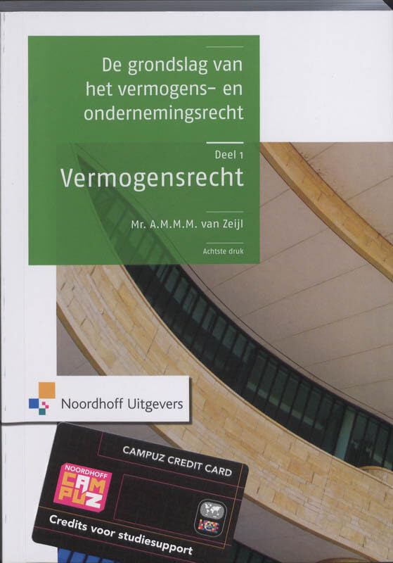 Grondslag vermogensrecht Deel 1 book