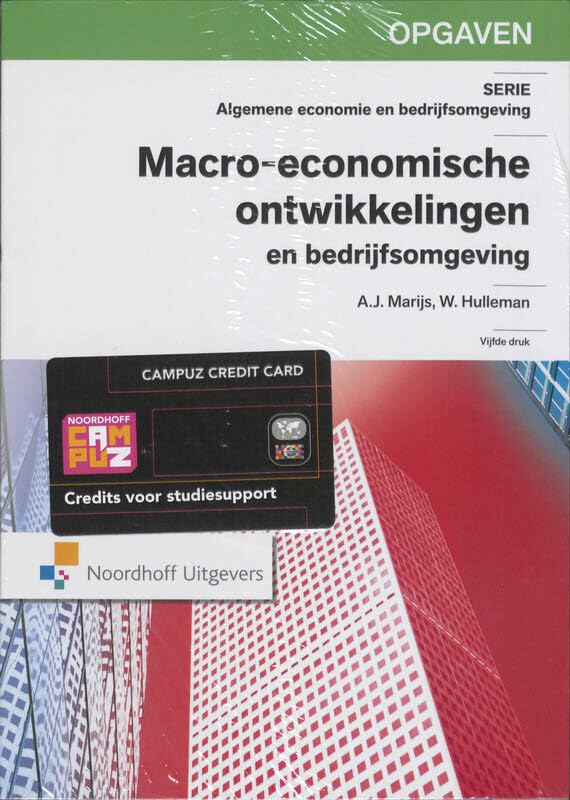 Macro economische ontwikkelingen en bedrijfsomgeving book