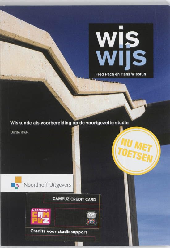 Wiswijs: wiskunde als voorbereiding op de voortgezette studie Non-fiction