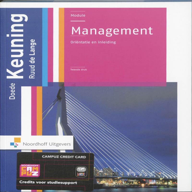 Management: oriëntatie en inleiding book