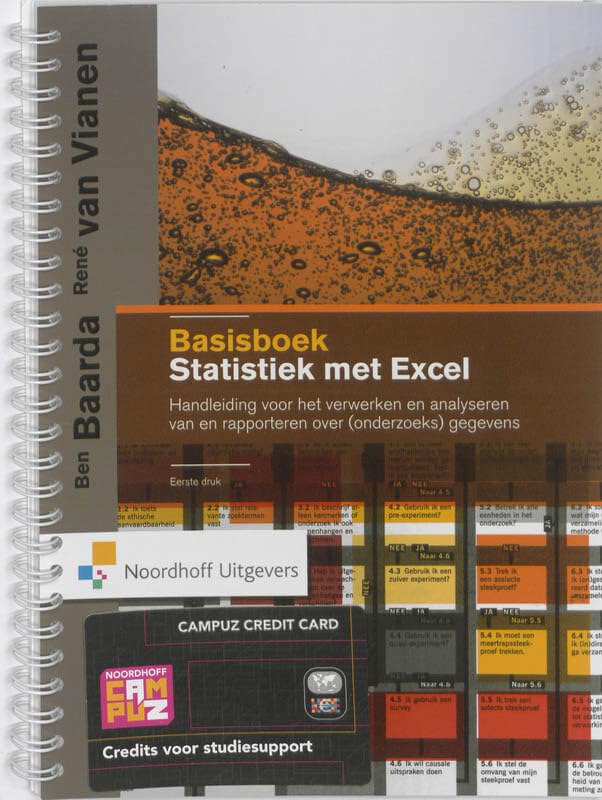 Basisboek statistiek met Excel: handleiding voor het verwerken en analyseren van en rapporteren over (onderzoeks)gegevens book