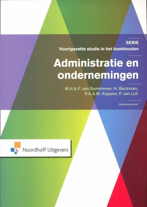 Administratie en ondernemingen book