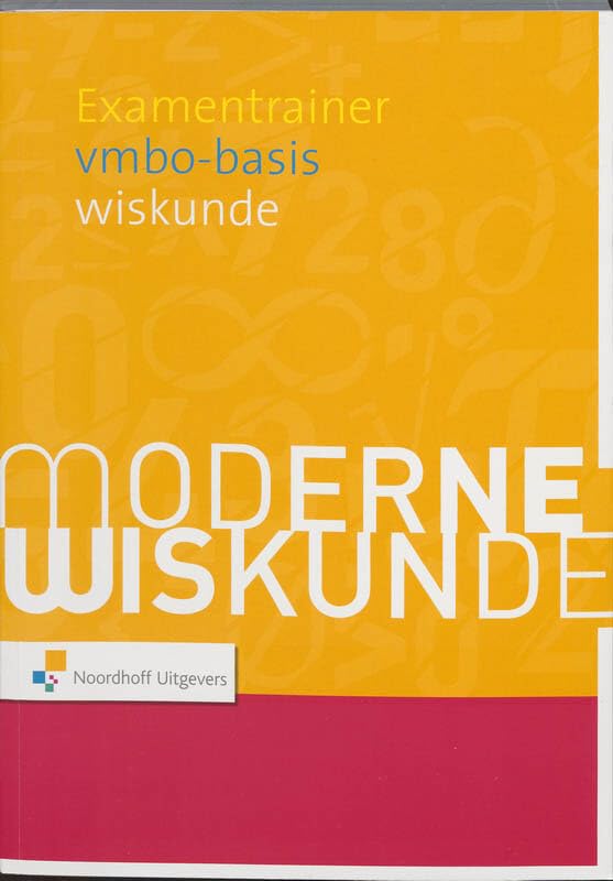 Moderne wiskunde Examentrainer Slim Slagen Vmbo-basis wiskunde CE book