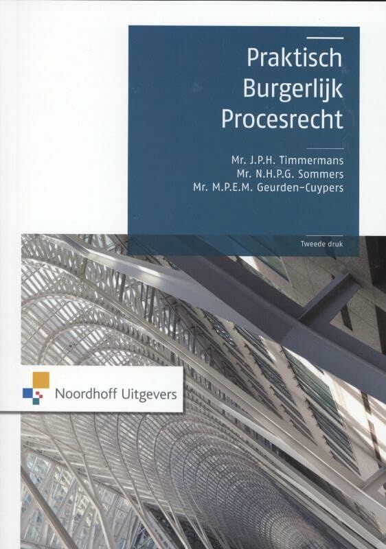 Praktisch burgerlijk procesrecht book