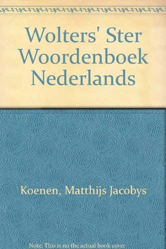 STERWRDBOEK NEDERL KL KOENEN Non-fiction
